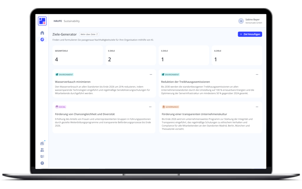 Haufe Sustainability Toolkit - Das KI-unterstützte Toolkit mit smarten Tools zur einfachen & praktischen Umsetzung Ihrer Nachhaltigkeitsstrategie